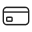 Icono tarjeta de crédito
